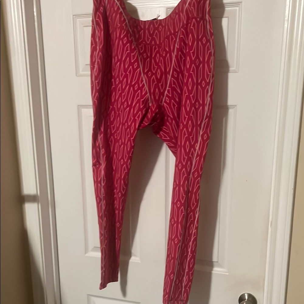 IVY PARK Red Patterned Leggings